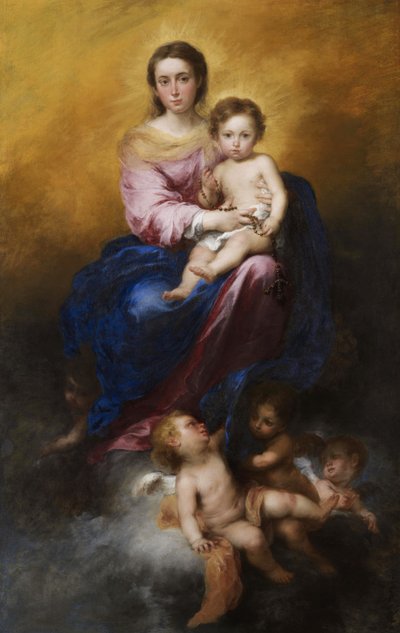 La Madonna del Rosario de Bartolomé Esteban Murillo